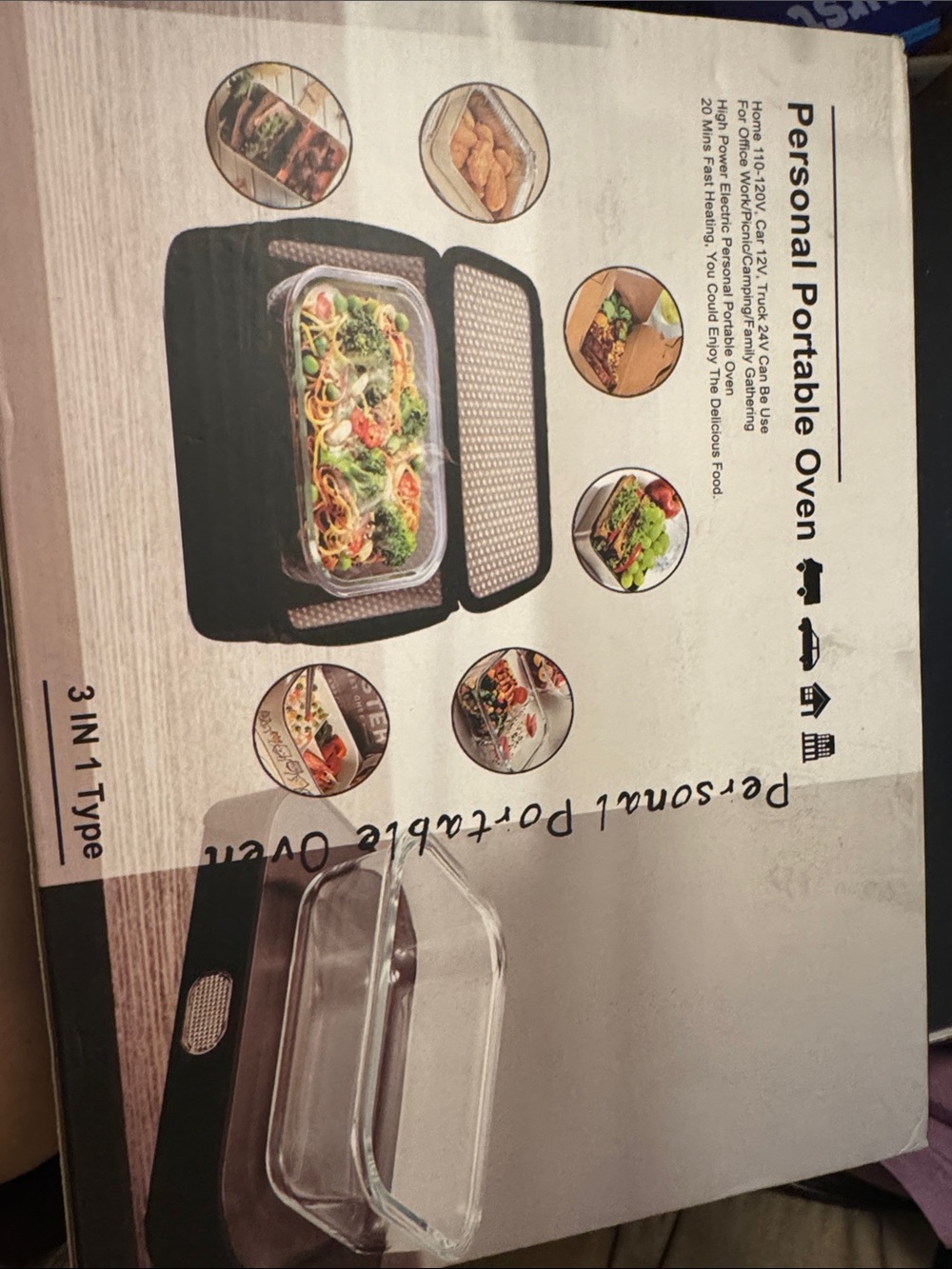 Personal Portable Oven in Black